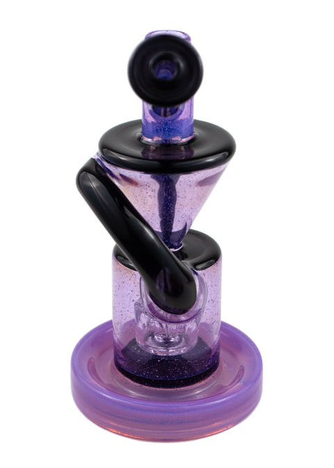 Pyrology | Purple & Black Recycler Rig