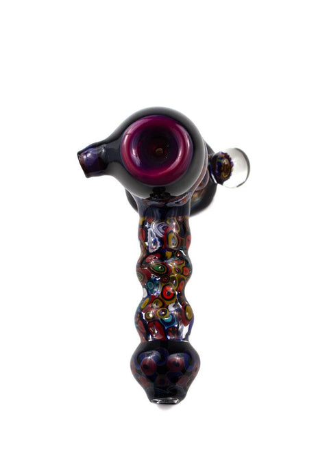 Vince P | Large Worked Bubbler - Peace Pipe 420