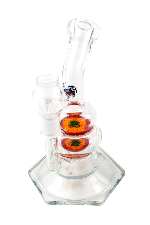 Rooster Apparatus | Double Rasta Frit Rig