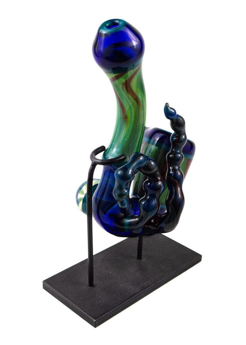 A. Schmitz | Blue & Green Sherlock - Peace Pipe 420