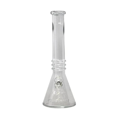 Blueberry | 12" Triple Ring Beaker - Peace Pipe 420