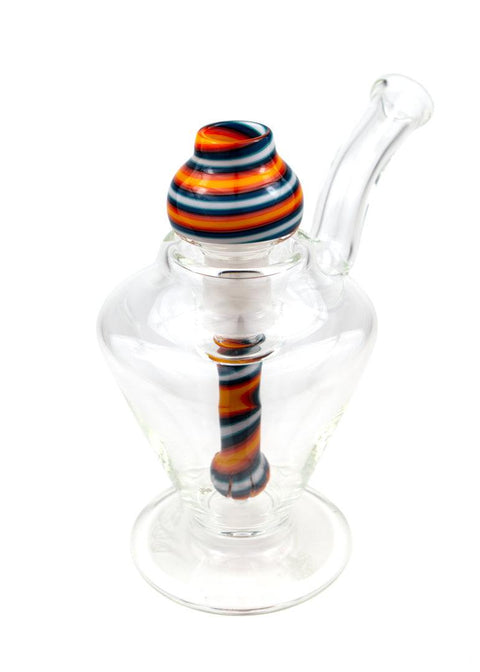 D.D. Sherpa | 18mm Oil Lamp Rig (Blue/Orange/Yellow) - Peace Pipe 420