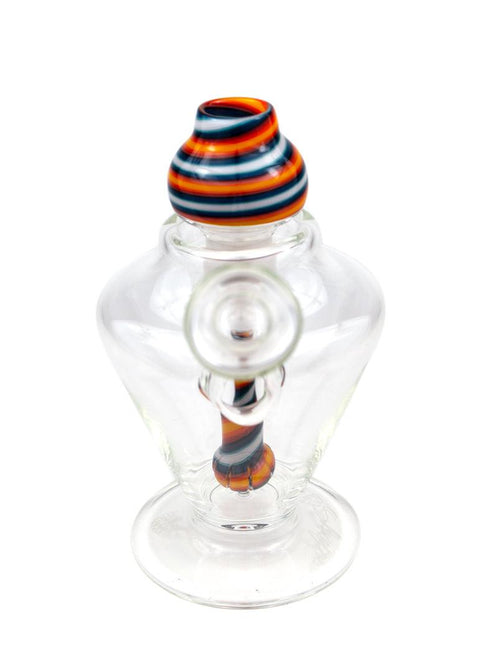 D.D. Sherpa | 18mm Oil Lamp Rig (Blue/Orange/Yellow) - Peace Pipe 420