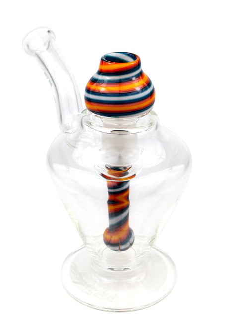 D.D. Sherpa | 18mm Oil Lamp Rig (Blue/Orange/Yellow) - Peace Pipe 420