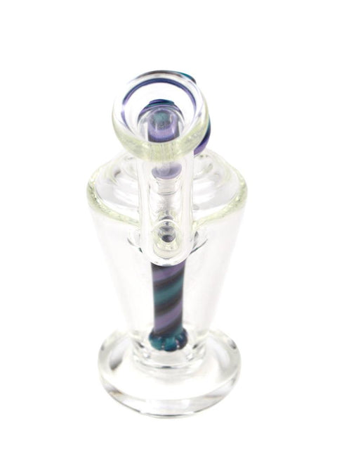 D.D. Sherpa | Oil Lamp Rig (Purple/Teal) - Peace Pipe 420