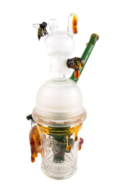 EVOL | Honey Comb Dabuccino Rig - Peace Pipe 420