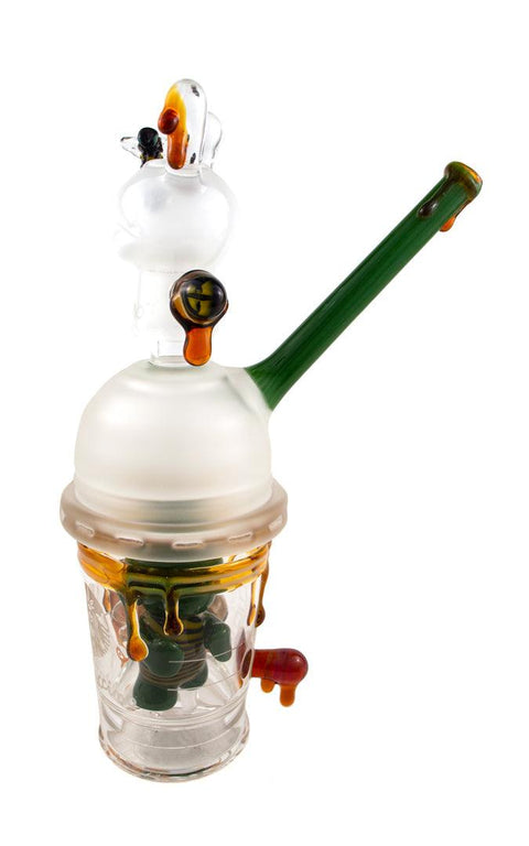 EVOL | Honey Comb Dabuccino Rig - Peace Pipe 420