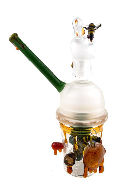 EVOL | Honey Comb Dabuccino Rig - Peace Pipe 420