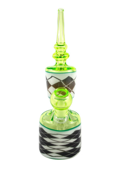 Germ x Slinger Collab | Argyle Slime Rig - Peace Pipe 420