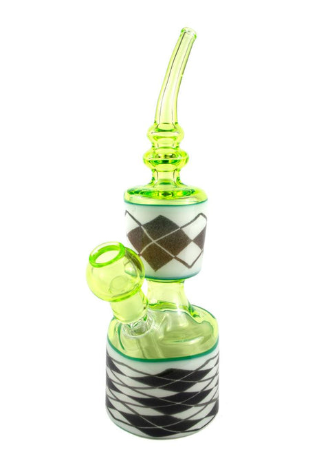 Germ x Slinger Collab | Argyle Slime Rig - Peace Pipe 420