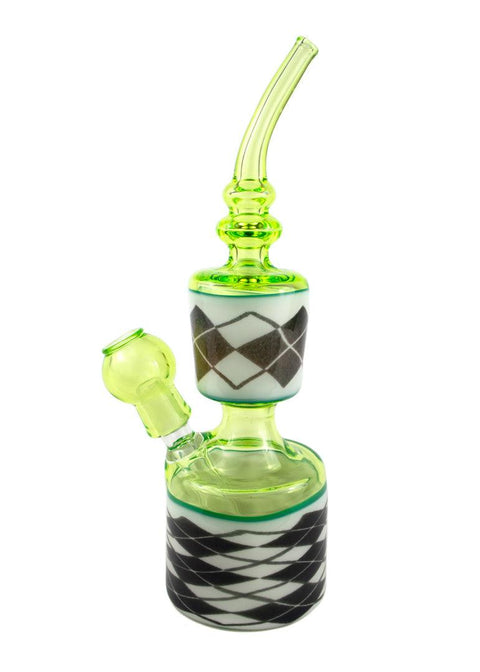 Germ x Slinger Collab | Argyle Slime Rig - Peace Pipe 420