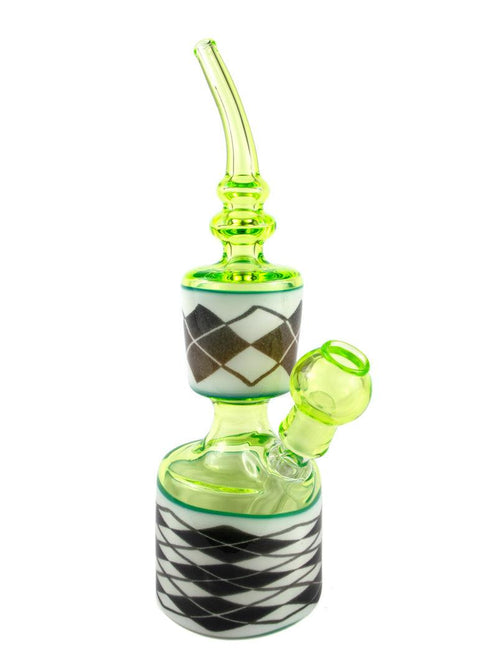 Germ x Slinger Collab | Argyle Slime Rig - Peace Pipe 420