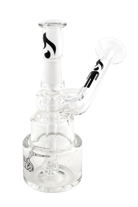 Hitman | Phase 2 Mini Birthday Cake Rig (White Logo) - Peace Pipe 420