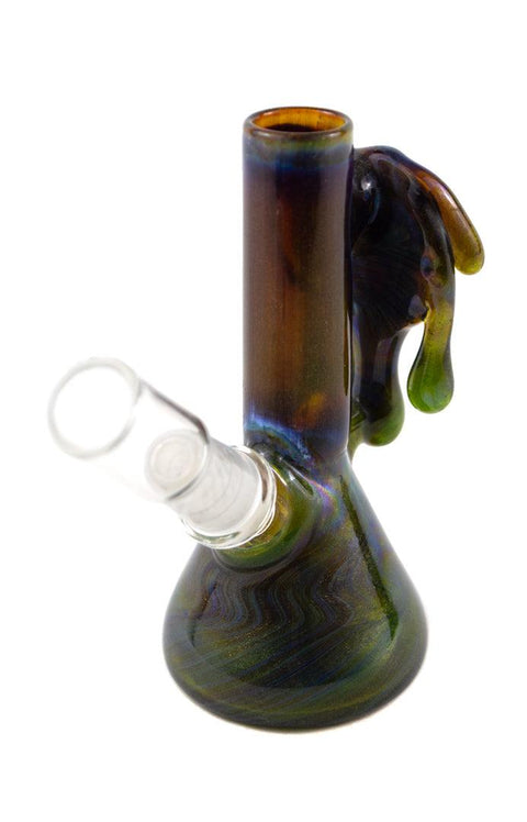 Miller | Blue Fumed Mini Pendant Rig - Peace Pipe 420