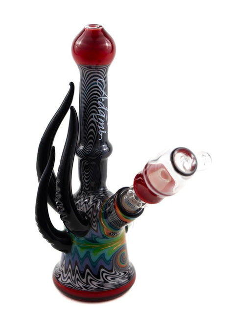 Nathan Adami | Rainbow Horn Mini Tube - Peace Pipe 420