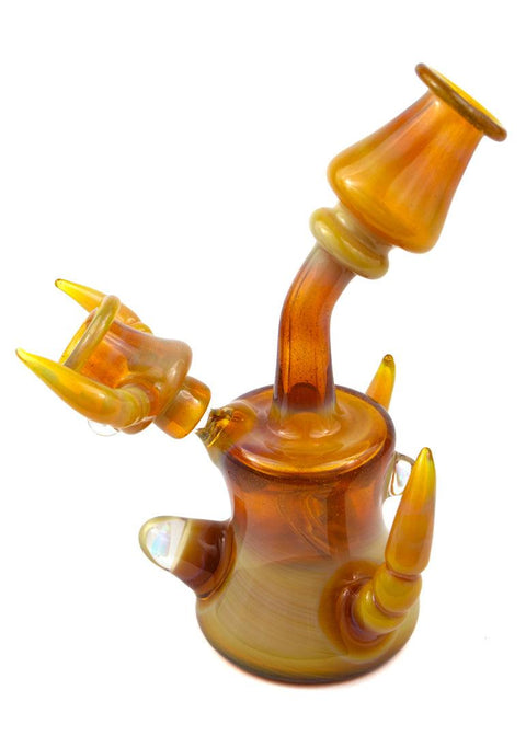 NISH | 10mm Honey Fumed Rig - Peace Pipe 420