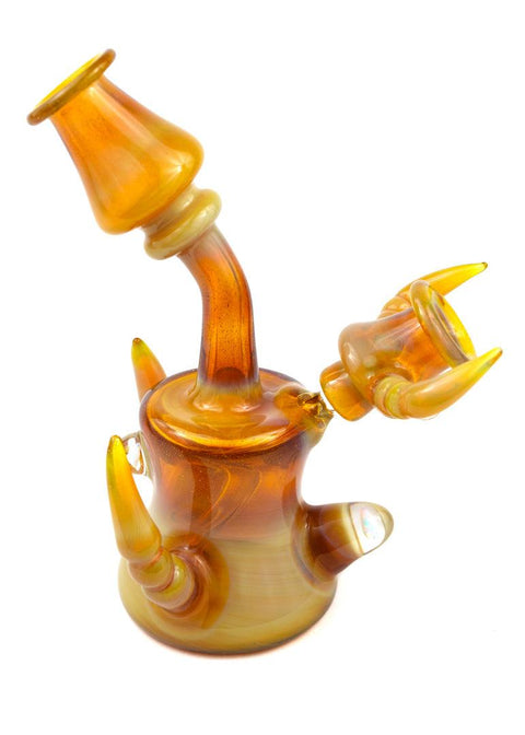 NISH | 10mm Honey Fumed Rig - Peace Pipe 420