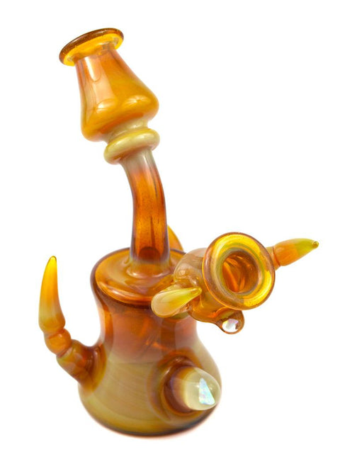 NISH | 10mm Honey Fumed Rig - Peace Pipe 420