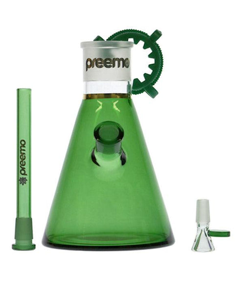 Preemo | 8" Solid Colour Beaker Base - Peace Pipe 420