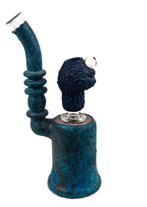 Rob Morris | Cookie Monster Rig, Dish & Dabber Set - Peace Pipe 420