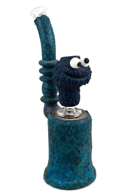 Rob Morris | Cookie Monster Rig, Dish & Dabber Set - Peace Pipe 420