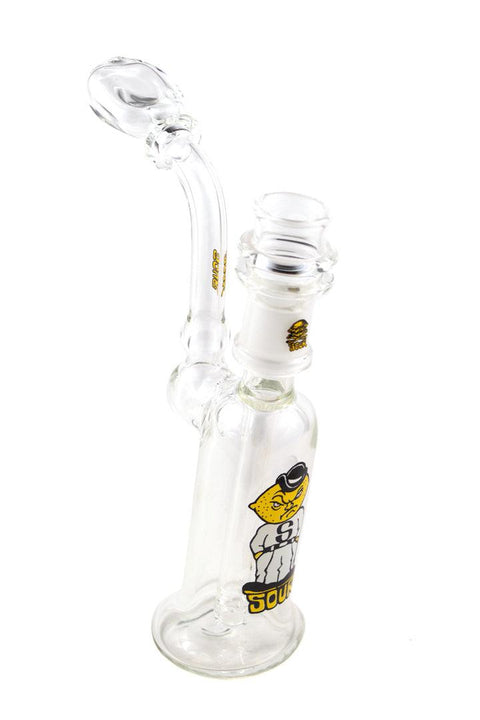 SOUR | Oil Bubbler (Clear) - Peace Pipe 420