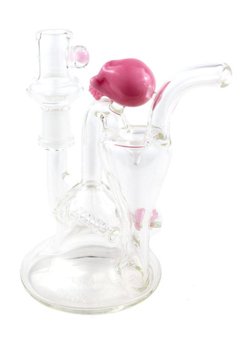 Sovereignty | Pink Skull Recycler - Peace Pipe 420