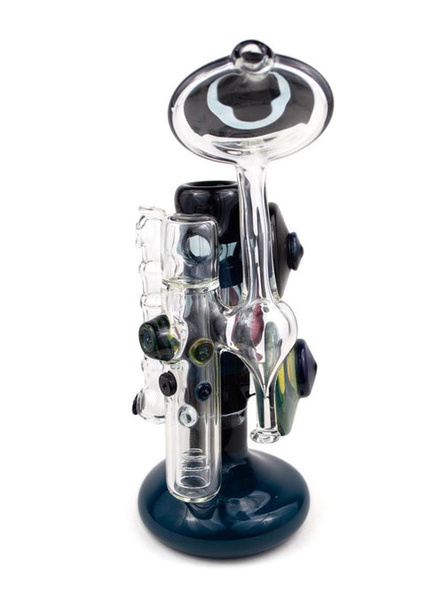 Steve Gelb | Fumed Upright Bubbler - Peace Pipe 420