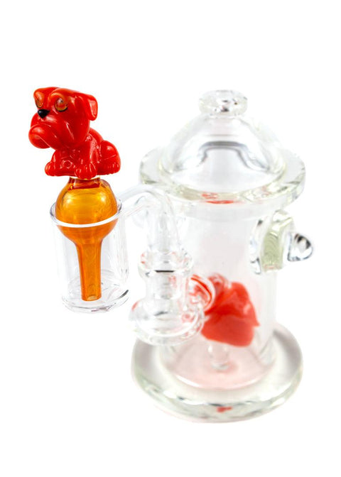 Swanny | Hydrant Rig w/Cap - Peace Pipe 420