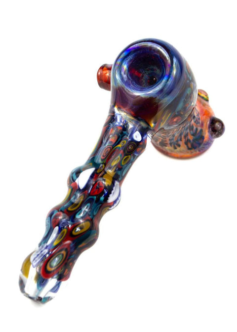 Vince P | Small Fumed Bubbler - Peace Pipe 420