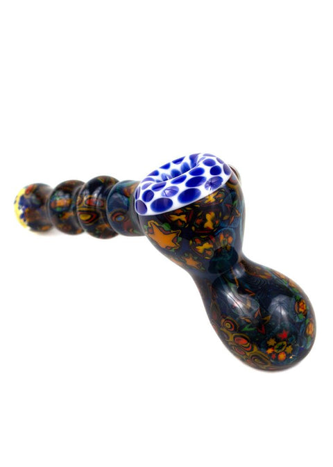 Vince P | Small Worked Bubbler - Peace Pipe 420