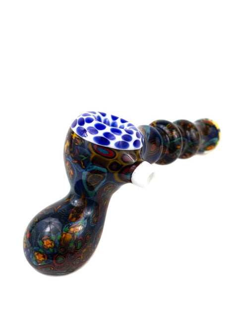 Vince P | Small Worked Bubbler - Peace Pipe 420