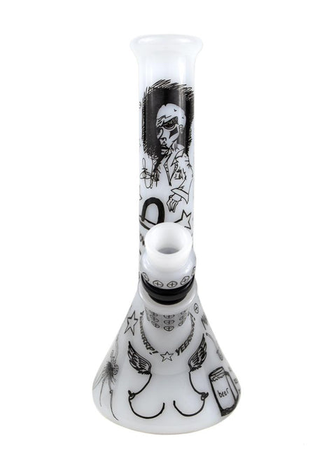 Zach Puchowitz | Mini Glass Beaker - Peace Pipe 420