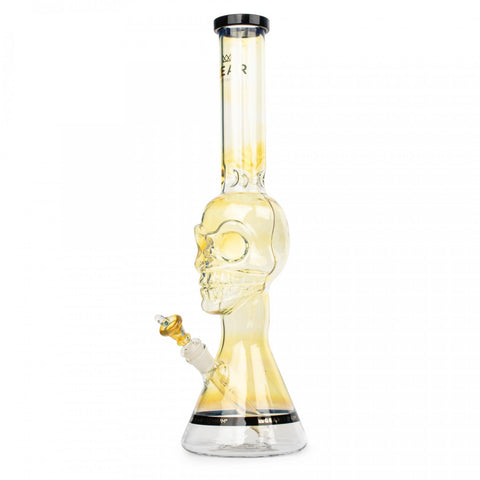 Gear Premium | 18" Tuxedo Skull Beaker - Peace Pipe 420