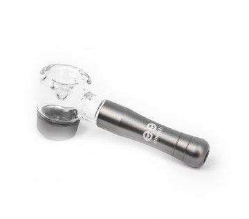 Cheech | Aluminum & Glass Hand Pipe - Peace Pipe 420