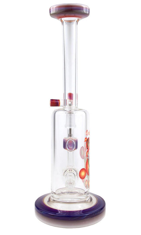 Zombie Hand Studios | Red/Blue Stem-line Rig - Peace Pipe 420