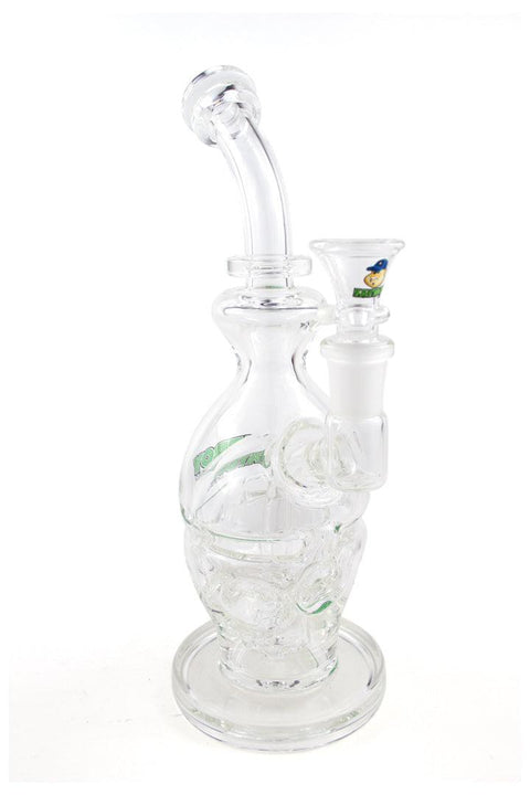 Fat Boy | Clear Egg Rig - Peace Pipe 420