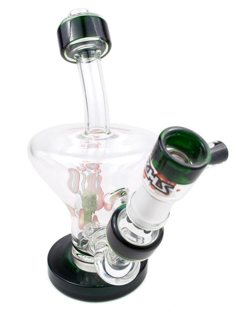 Zombie Hand Studios | Dark Green Viral Rig - Peace Pipe 420