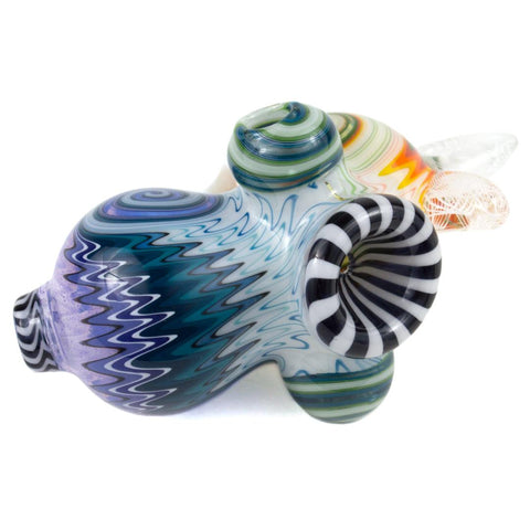 Global Glassworks | Yoshi Light Wig-Wag Pendant Pipe - Peace Pipe 420