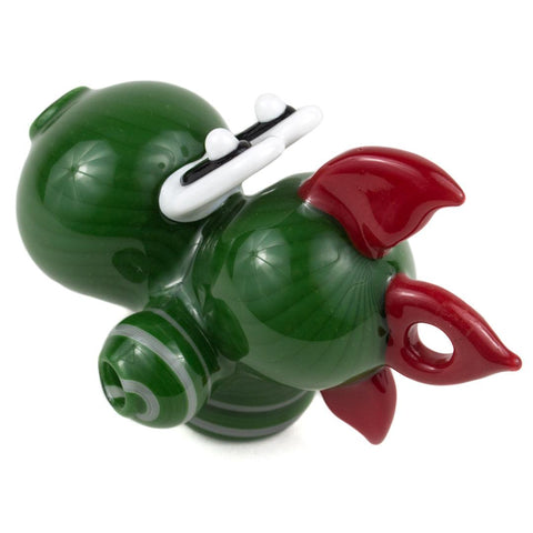 Global Glassworks | OG Yoshi Pendant Pipe - Peace Pipe 420