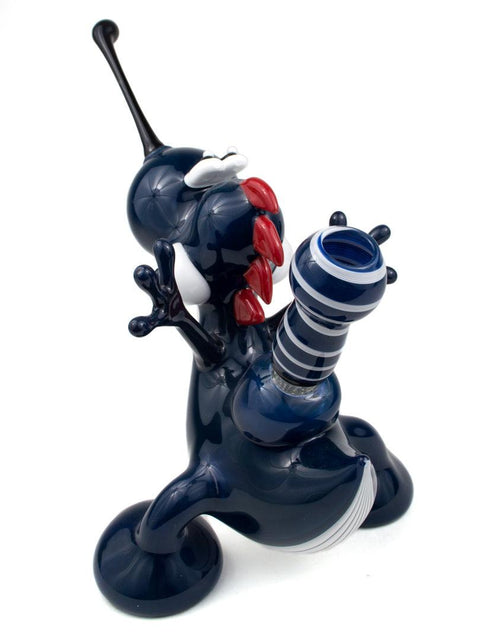 Global Glassworks | Navy Yoshi Rig - Peace Pipe 420