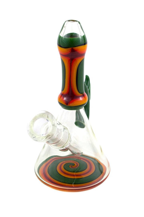 Karl 73 | Rambler Rig with Patterned Disk - Peace Pipe 420