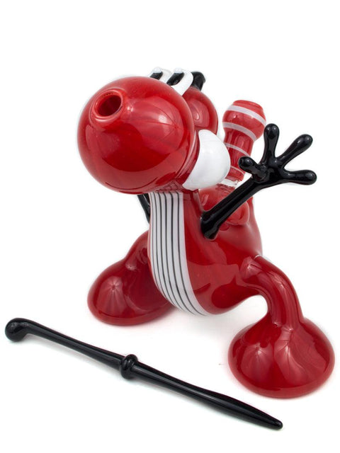 Global Glassworks | Red Yoshi Rig - Peace Pipe 420