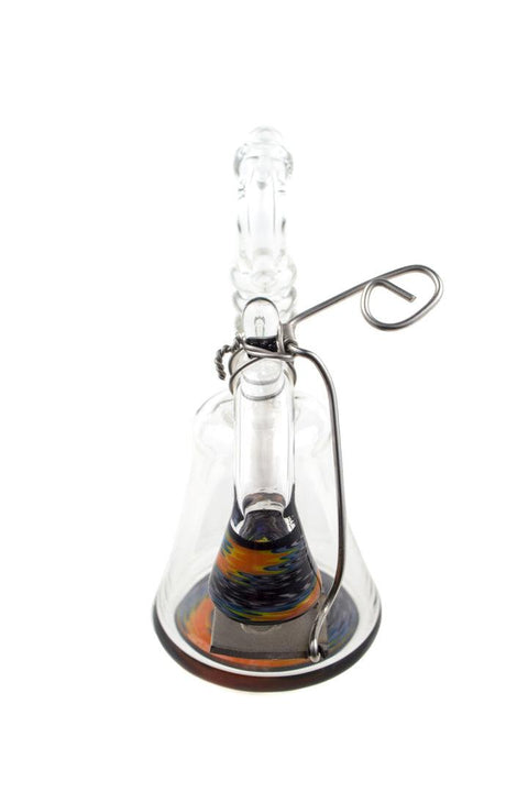 Korey Cotnam | Orange Swirl Mini Rig w/Swing Arm - Peace Pipe 420