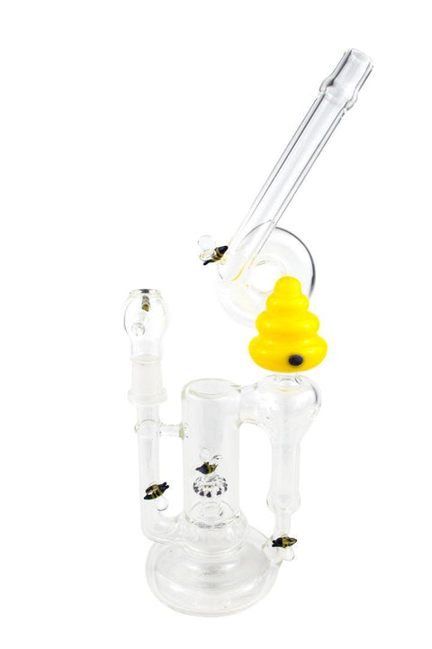 Mike D | Bee Hive Recycler - Peace Pipe 420