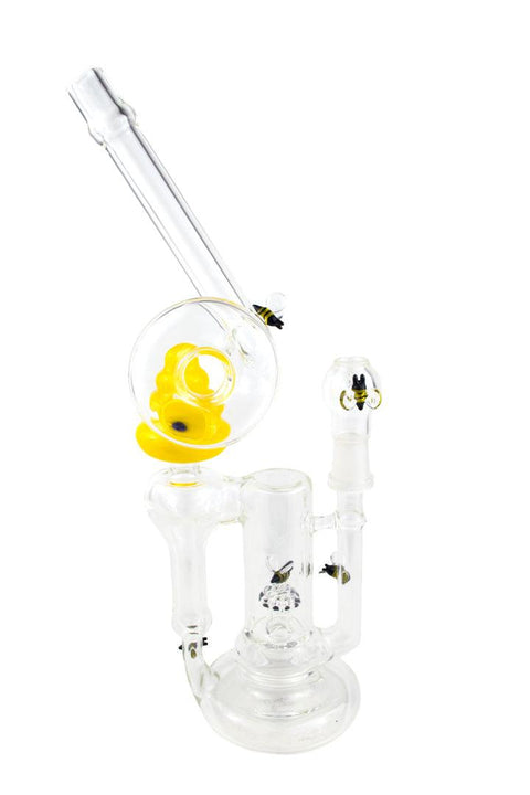 Mike D | Bee Hive Recycler - Peace Pipe 420