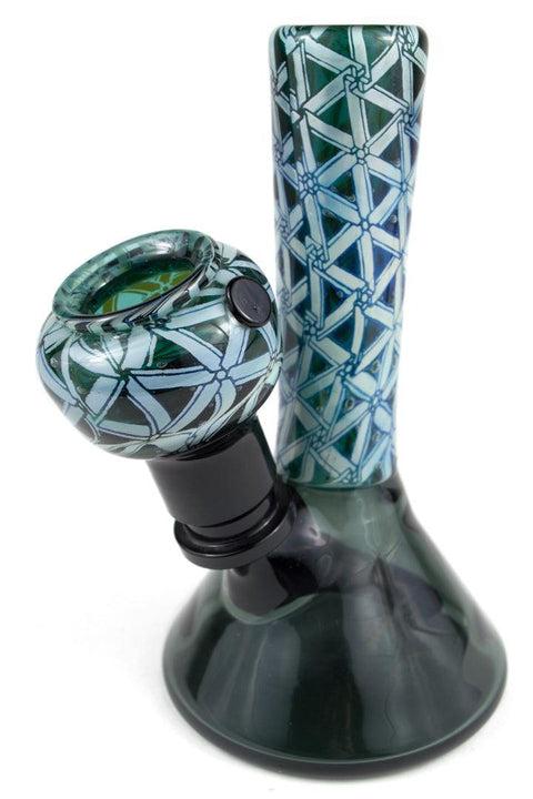 KIND | Full Colour Mini Rig (Print 3) - Peace Pipe 420