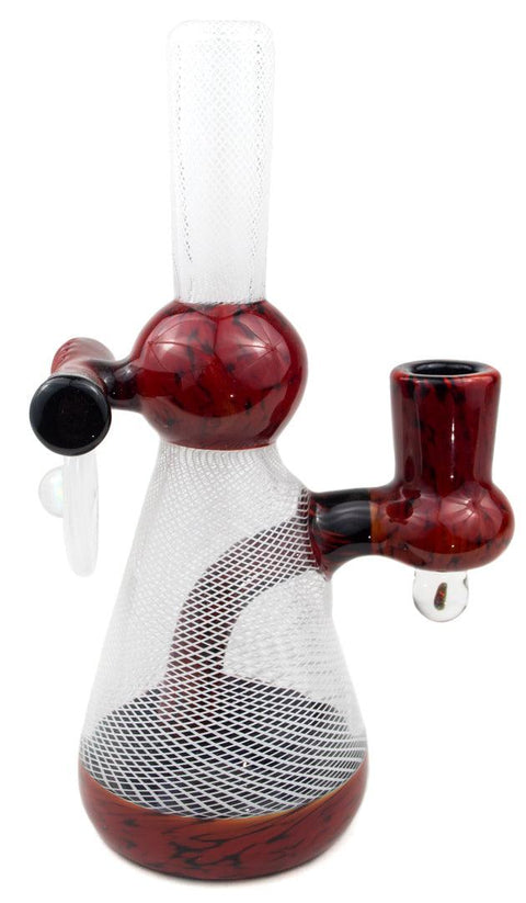 Cameron Reed | Reticello Red Base Rig - Peace Pipe 420