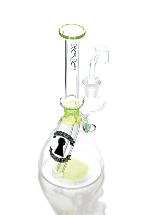 Hard Times | 8" Slyme Beaker Rig - Peace Pipe 420