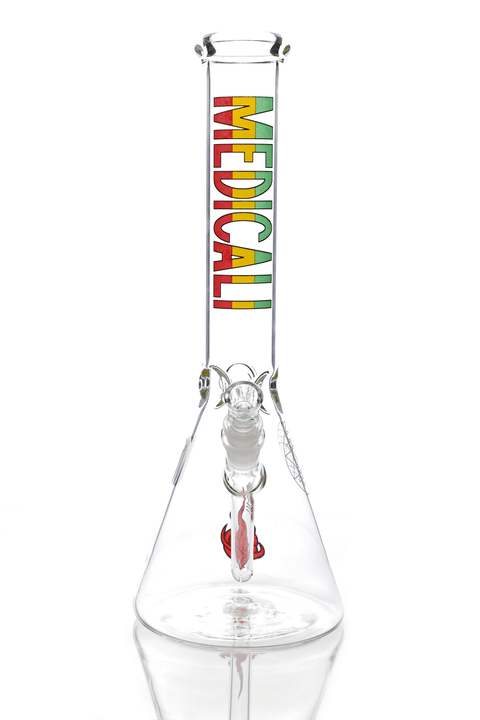 Medicali | 14" 50 x 5 Beaker - Peace Pipe 420